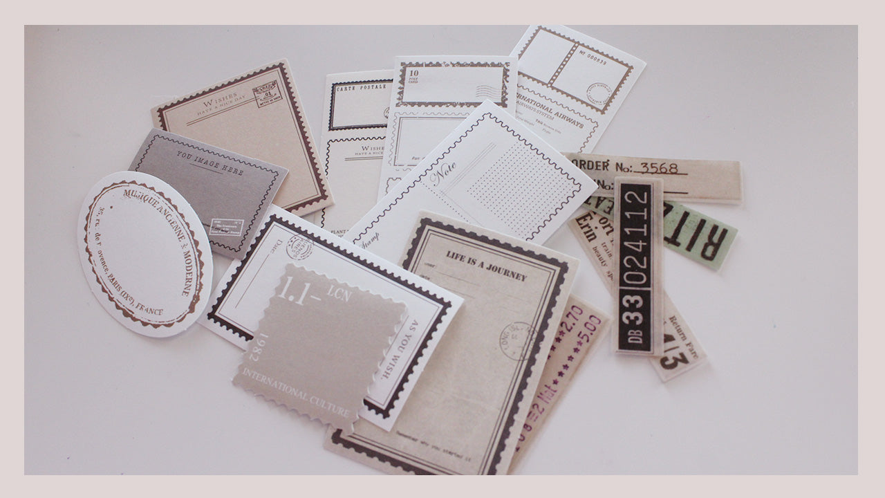Vintage Ephemera Stickers