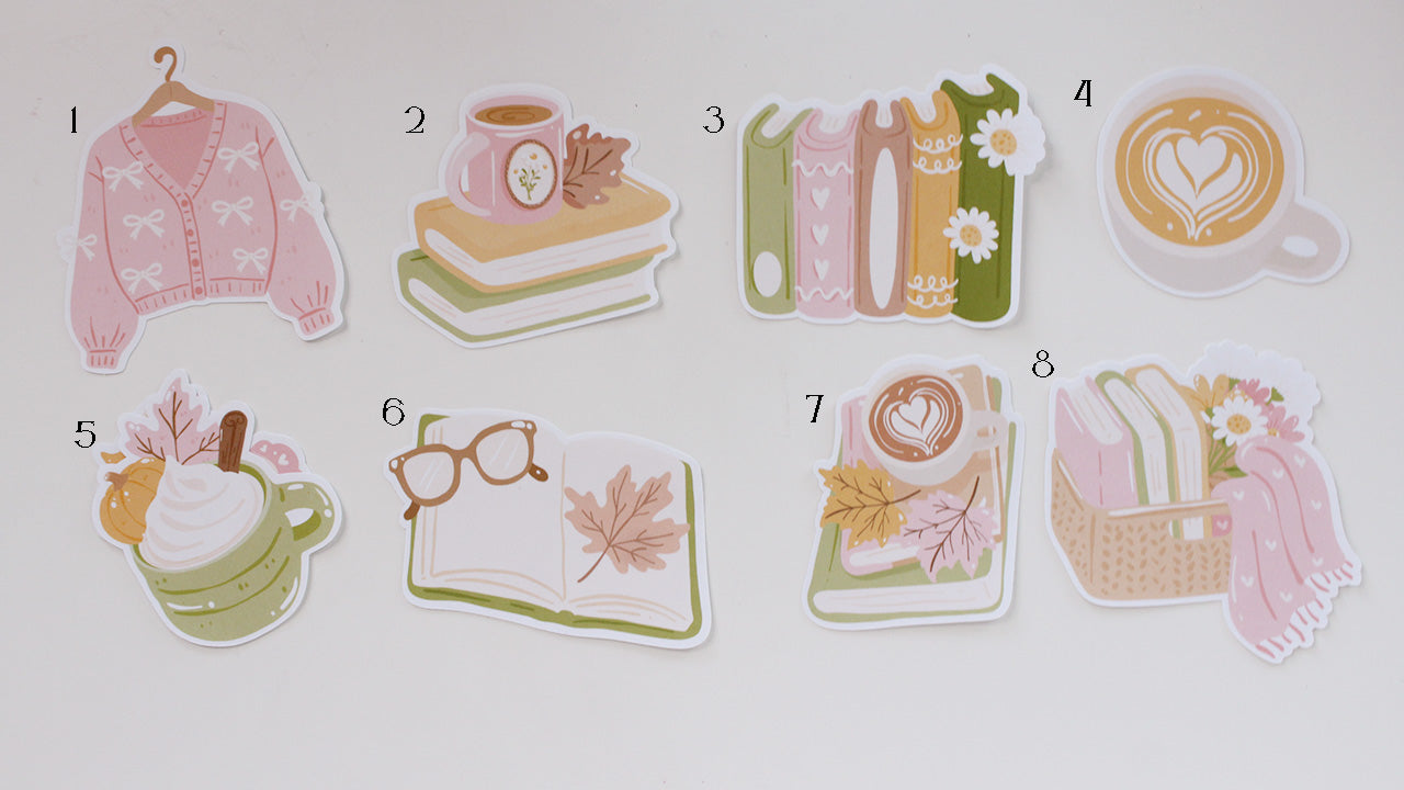 FALL BOOKS Die Cuts