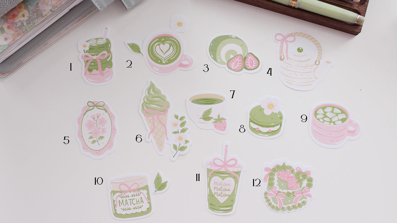 MATCHA LOVER Die Cuts