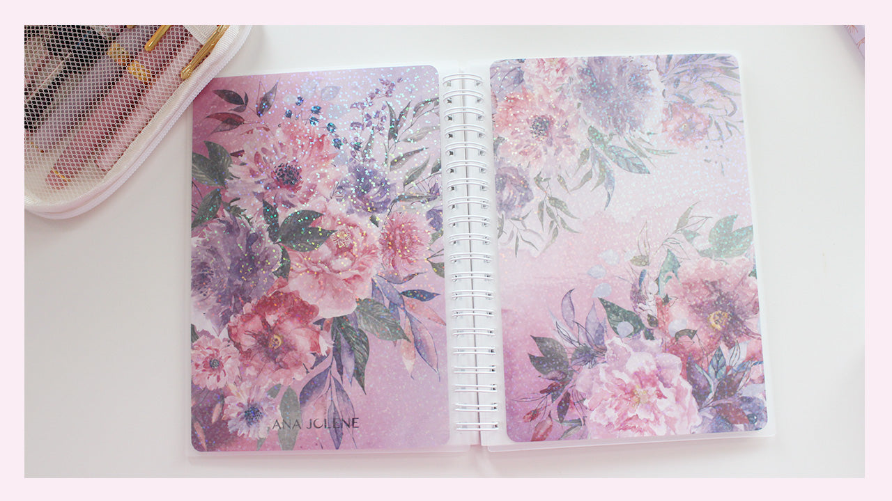 *ONLY 1 LEFT* NICOLA FLORAL 5X7 Reuseable Sticker Book