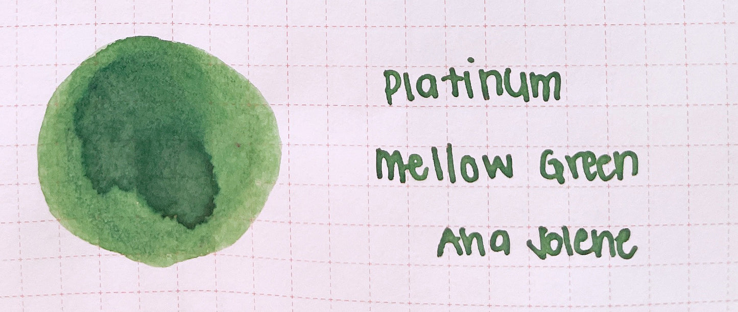Platinum Fountain Pen Ink Samples