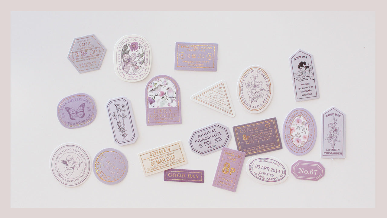 Foiled Stamps Sticker Pack