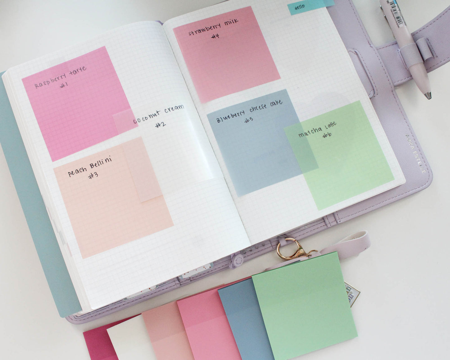 Transparent Sticky Notes 3" by 3"
