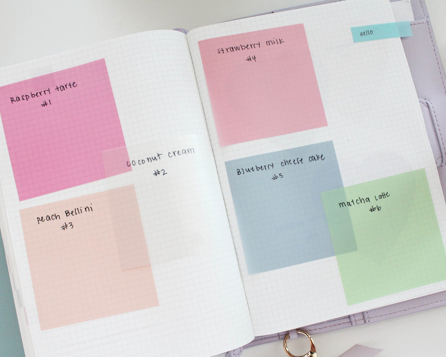 Transparent Sticky Notes 3" by 3"