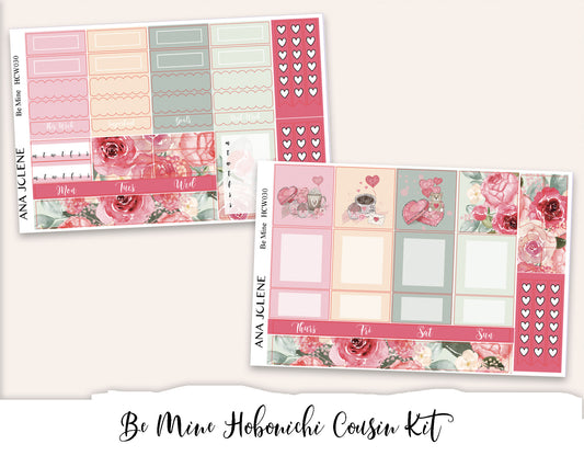 BE MINE Hobonichi Cousin Weekly Planner Sticker Kit