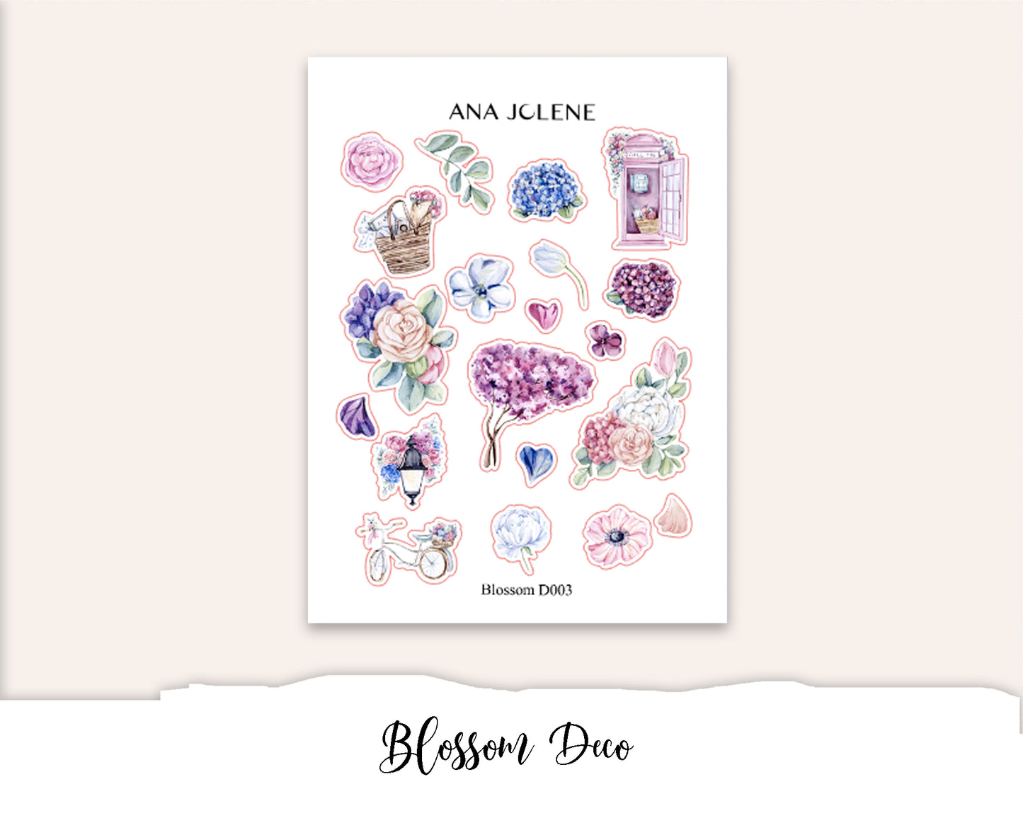 BLOSSOM Planner Sticker Kit (Vertical Weekly)