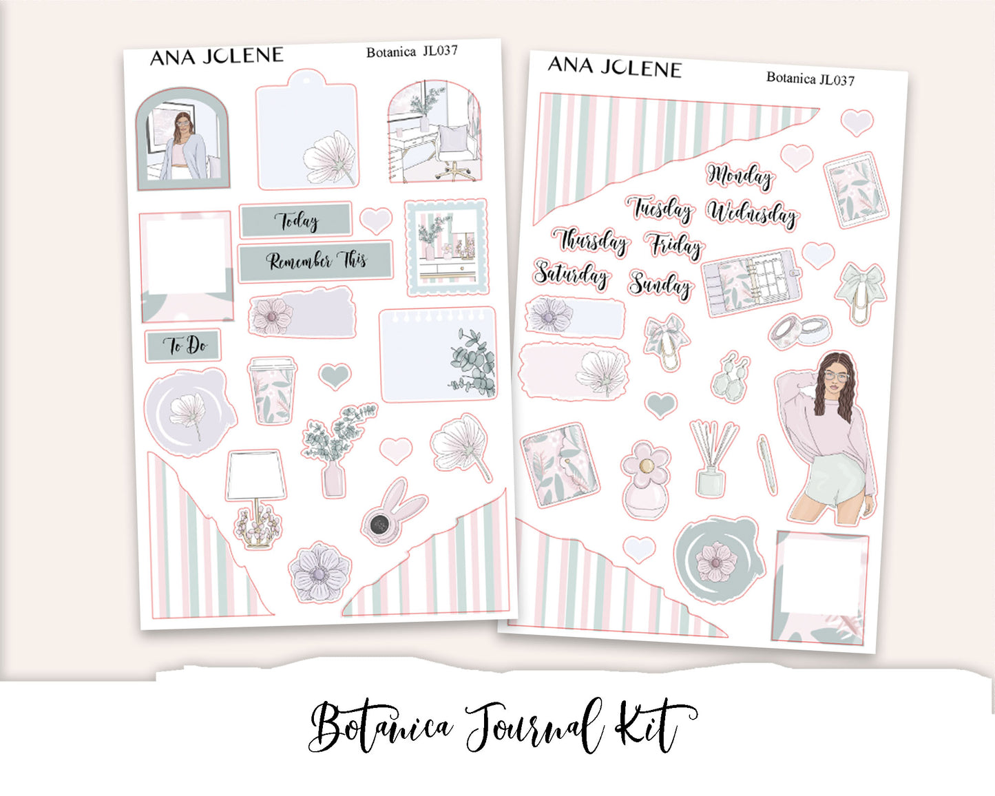 BOTANICA Mini Journal Sticker Kit