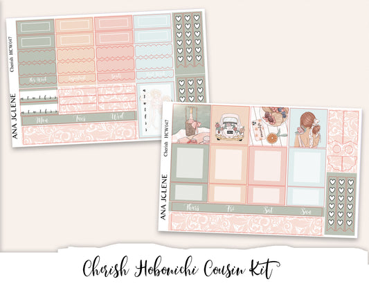 CHERISH Hobonichi Cousin Weekly Planner Sticker Kit