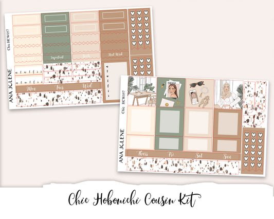 CHIC Hobonichi Cousin Weekly Planner Sticker Kit