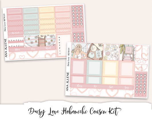 DAISY LOVE Hobonichi Cousin Weekly Planner Sticker Kit