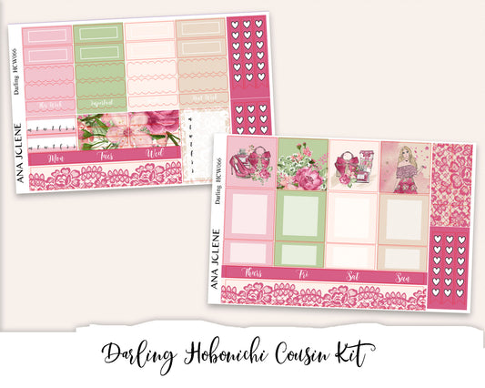 DARLING Hobonichi Cousin Weekly Planner Sticker Kit