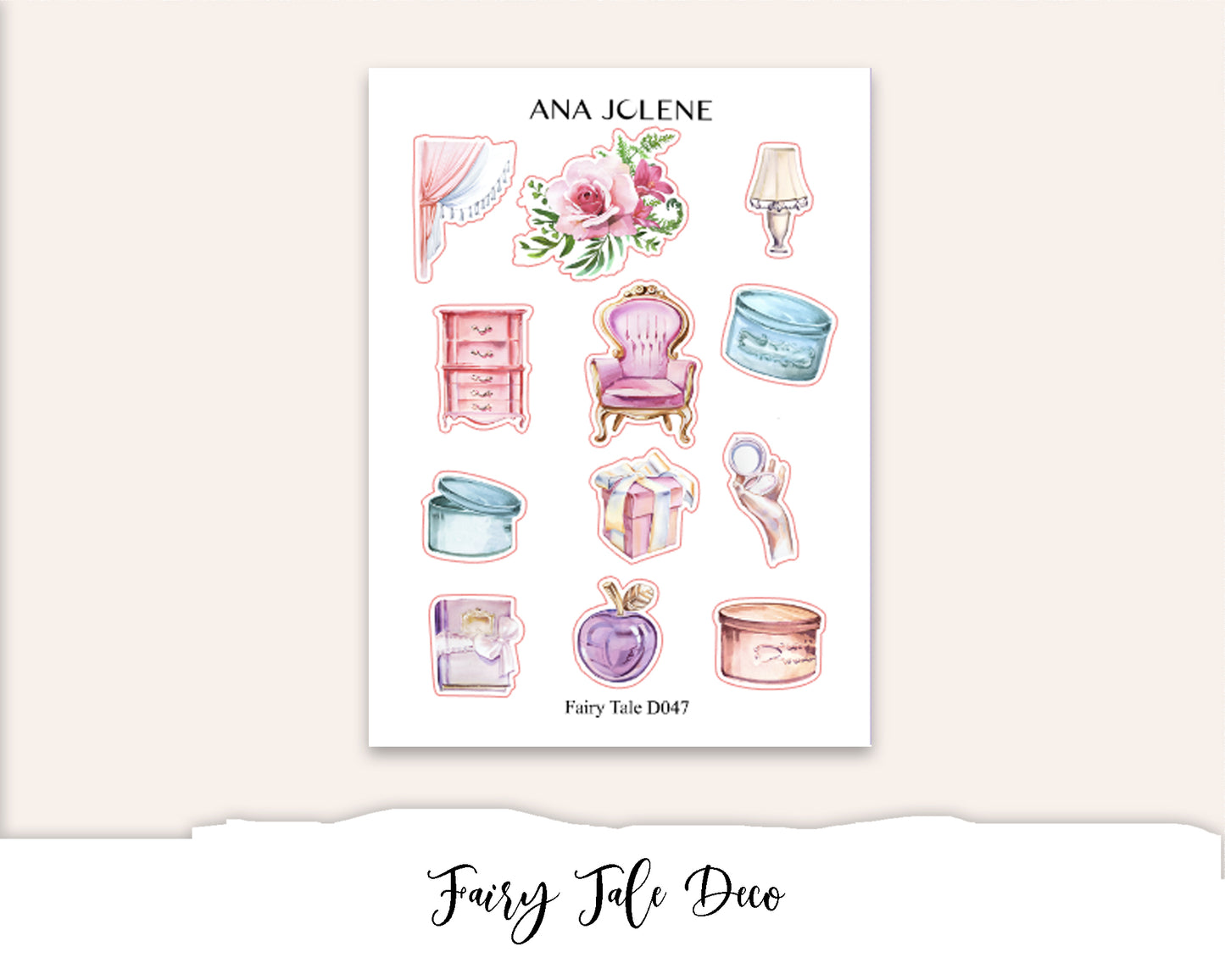 FAIRY TALE Mini Journal Sticker Kit