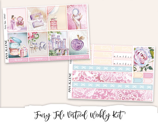 FAIRY TALE Planner Sticker Kit (Vertical Weekly)