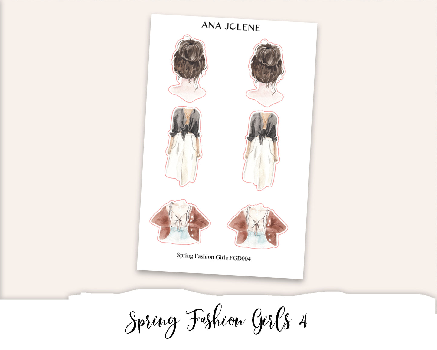 Fashion Girls Deco Stickers
