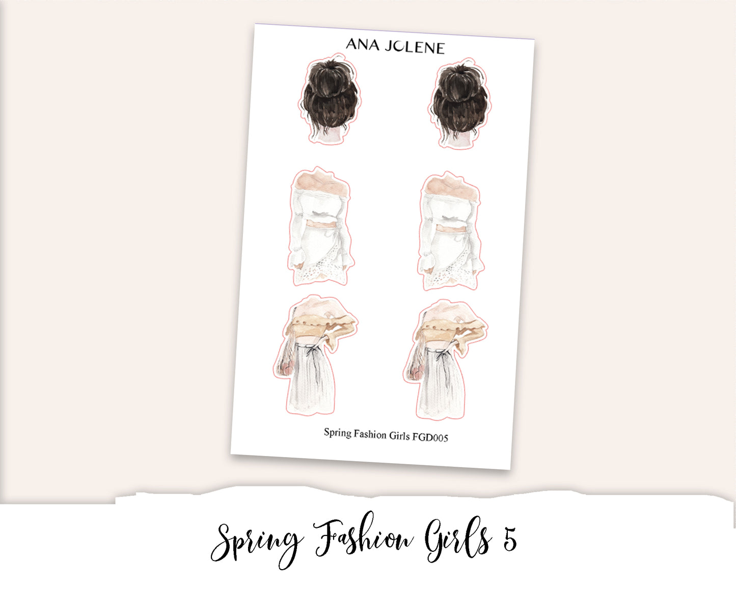 Fashion Girls Deco Stickers