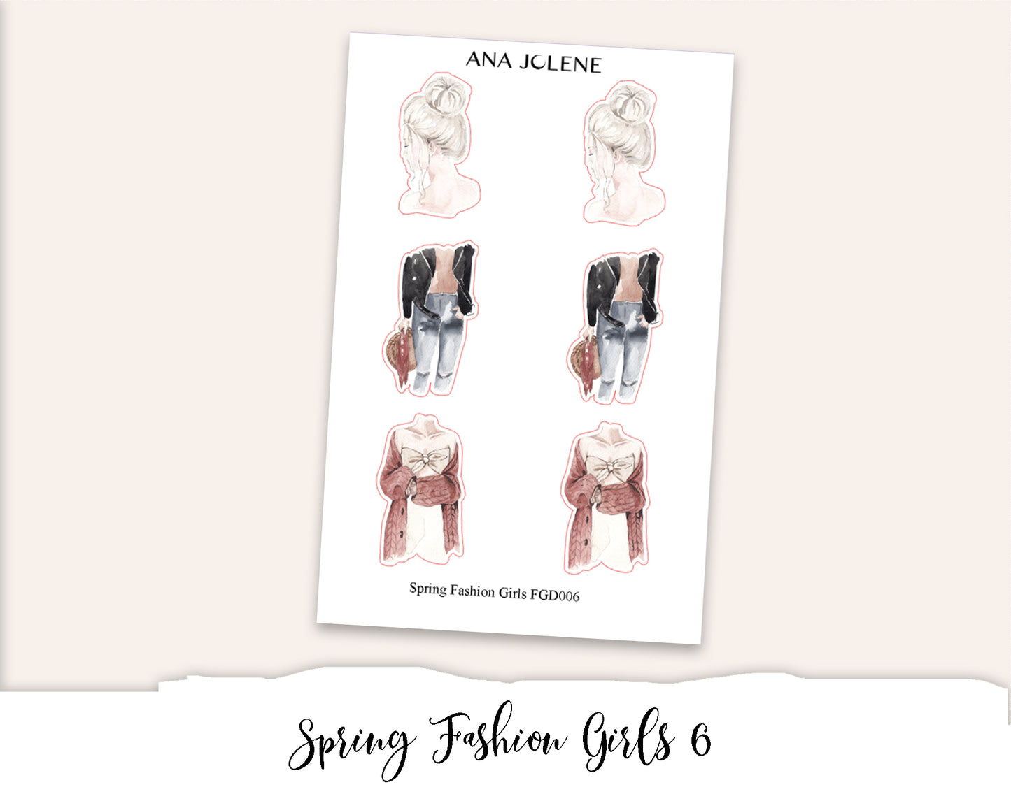 Fashion Girls Deco Stickers