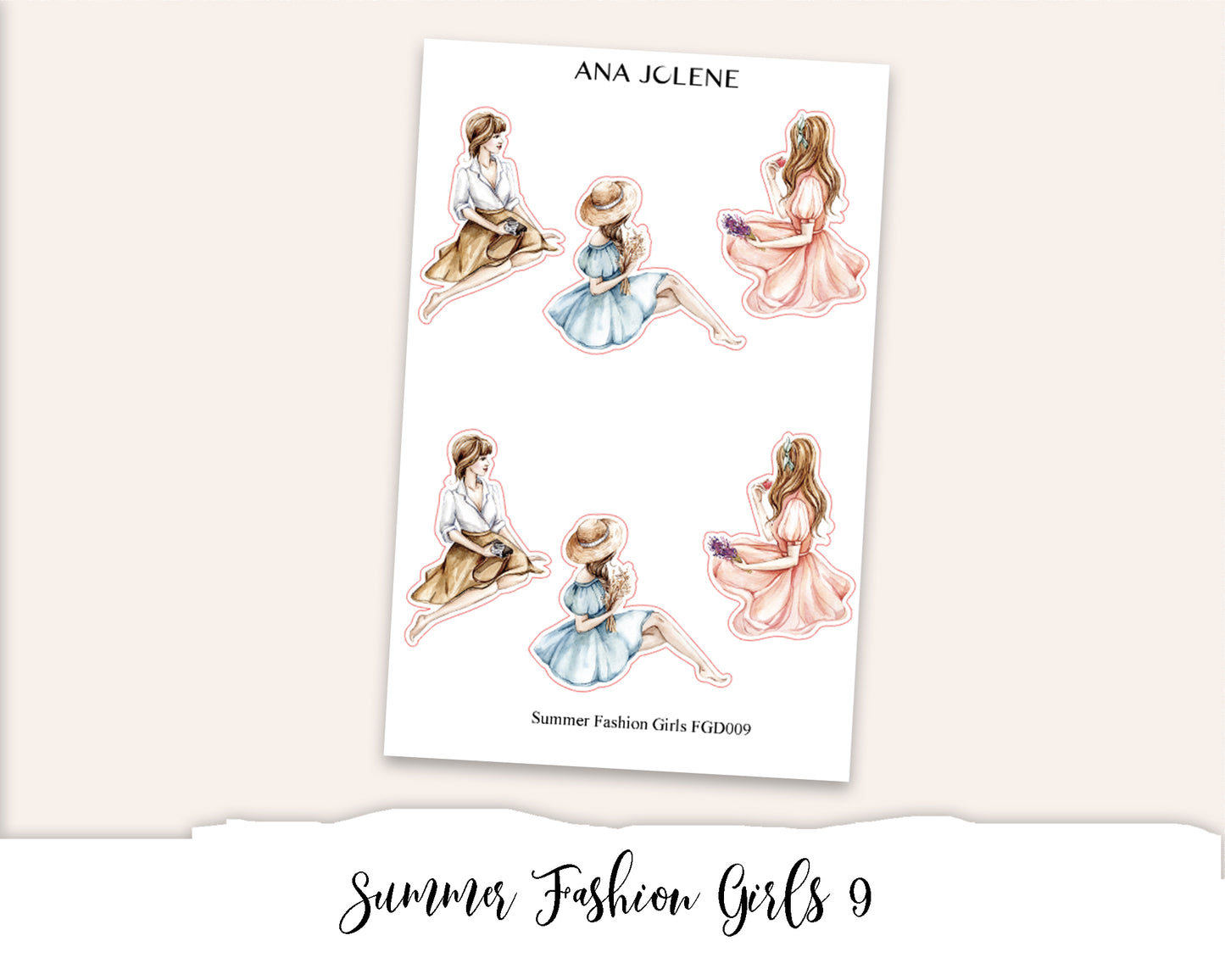 Fashion Girls Deco Stickers