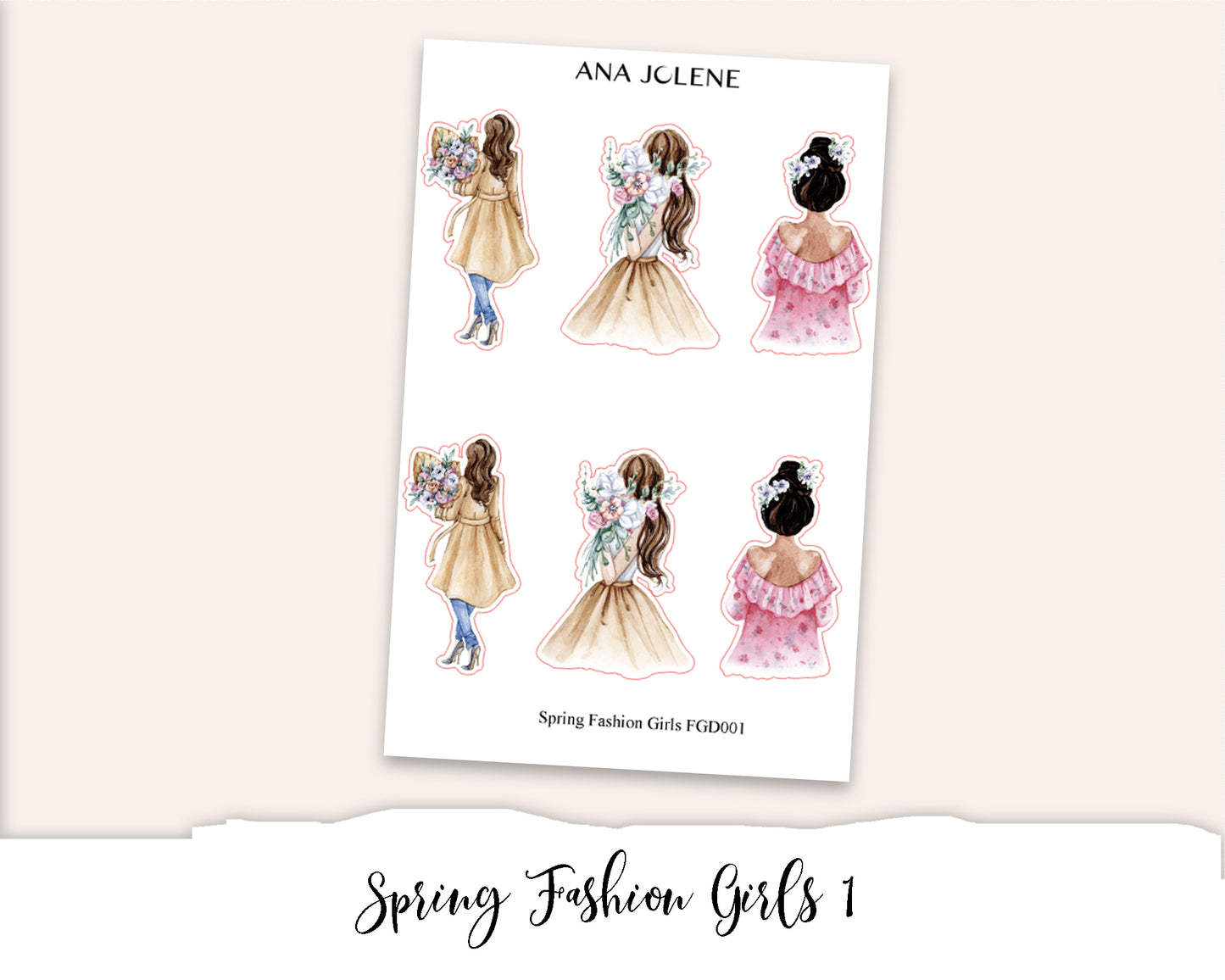 Fashion Girls Deco Stickers