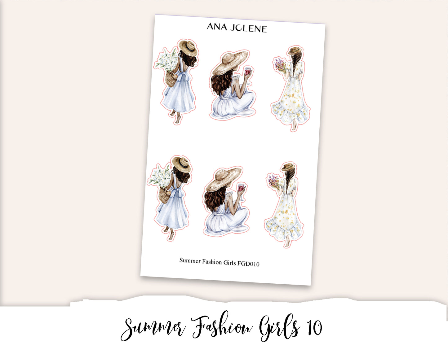 Fashion Girls Deco Stickers