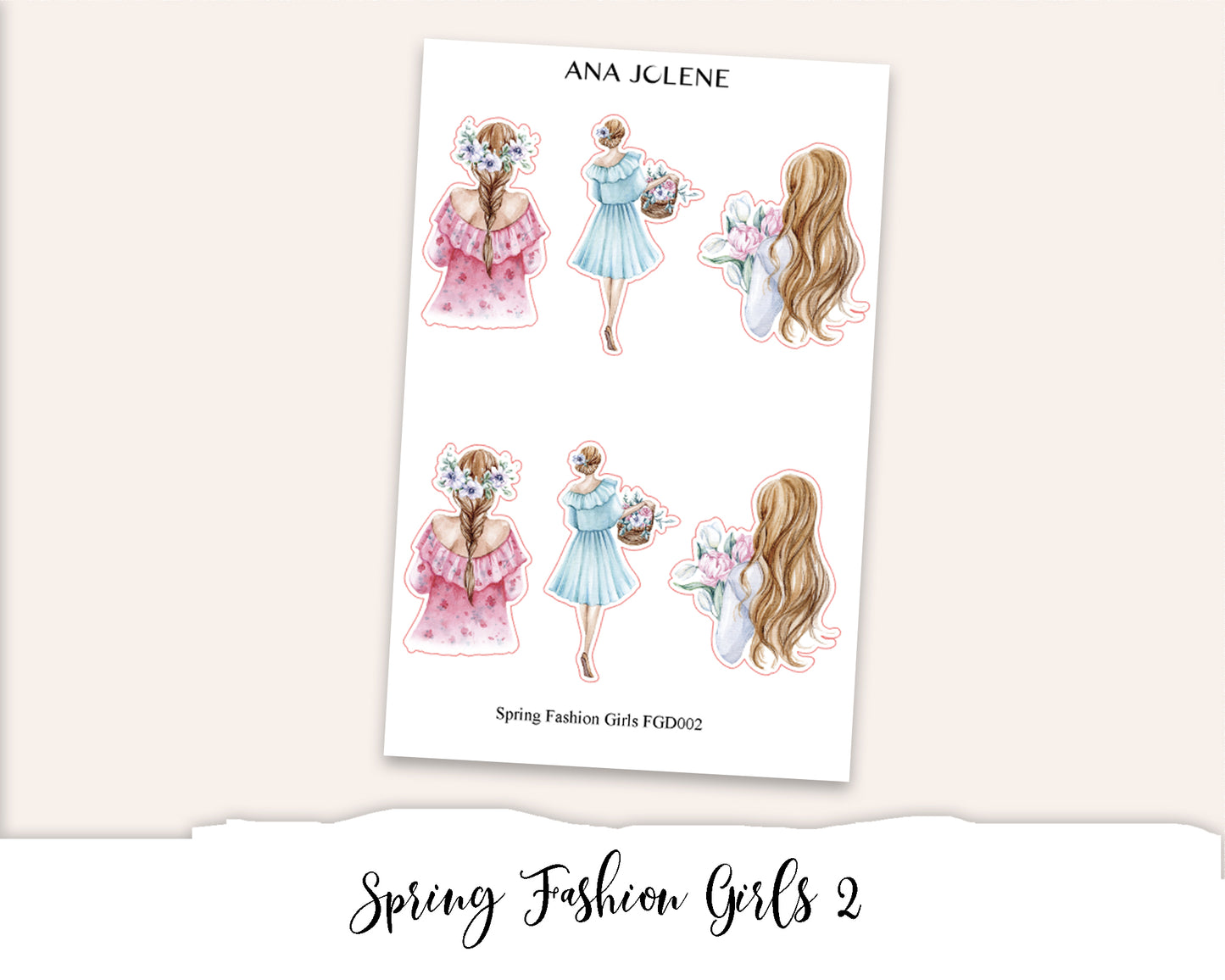 Fashion Girls Deco Stickers