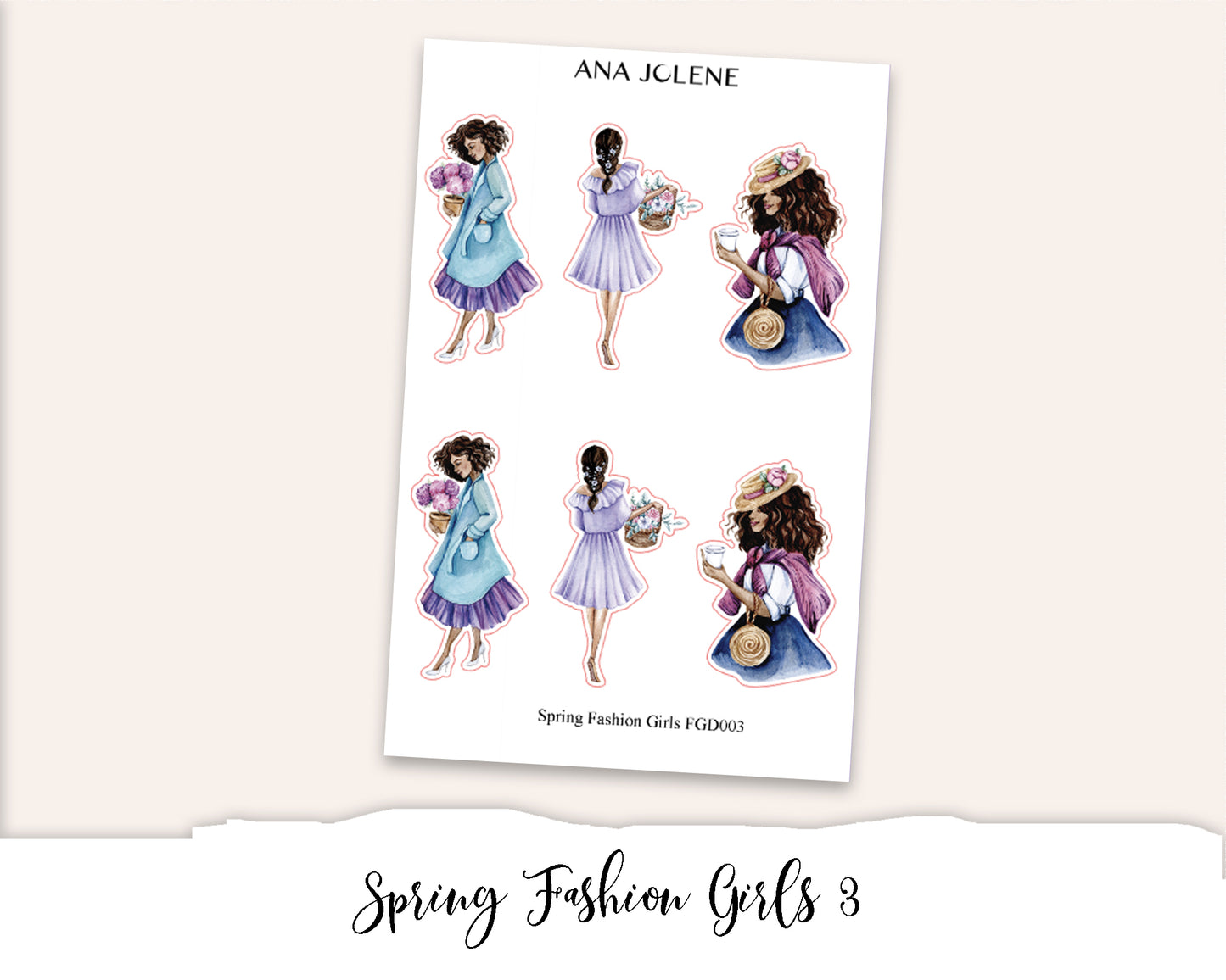 Fashion Girls Deco Stickers