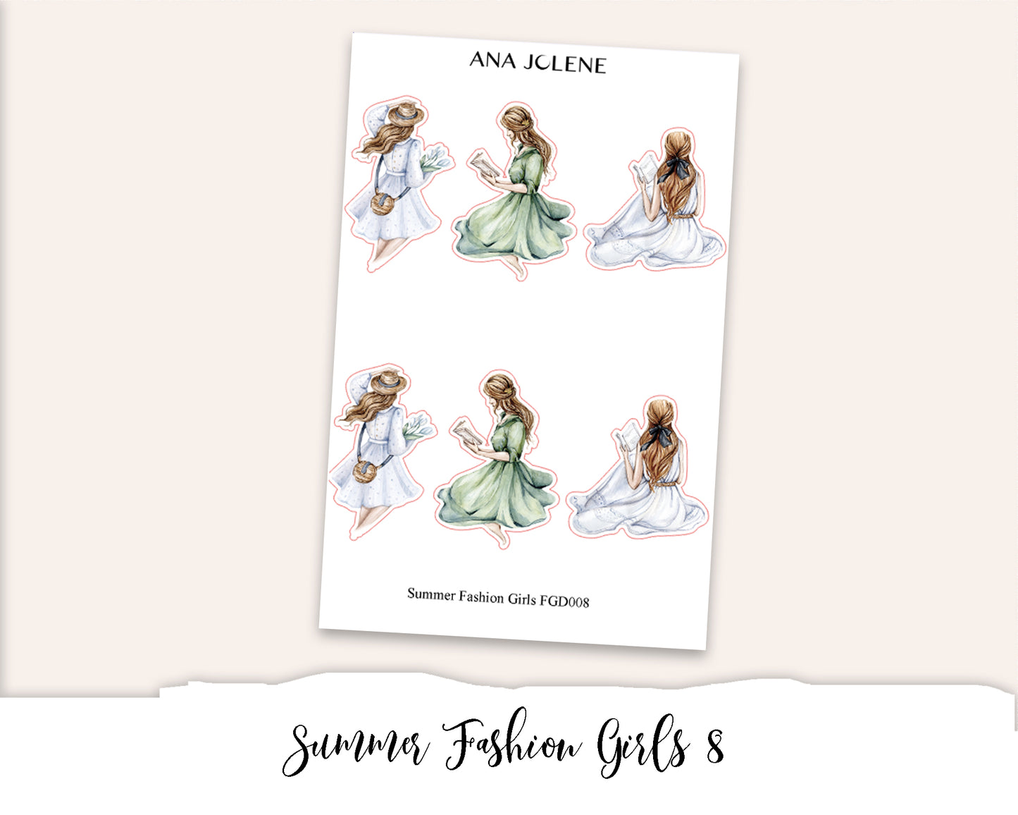 Fashion Girls Deco Stickers