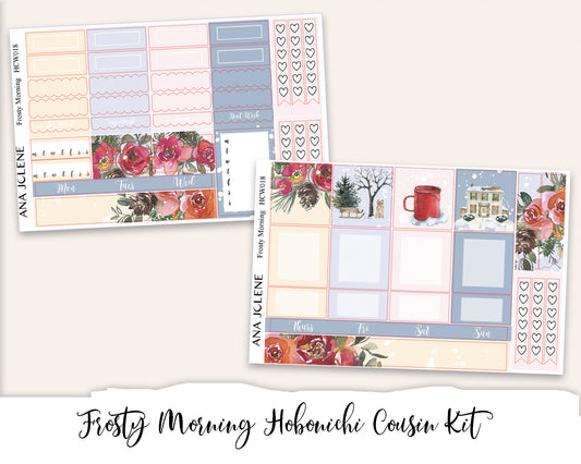 FROSTY MORNING Hobonichi Cousin Weekly Planner Sticker Kit