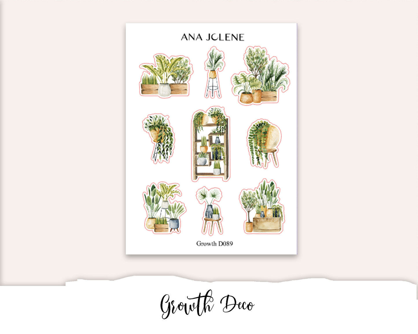 GROWTH Mini Journal Sticker Kit