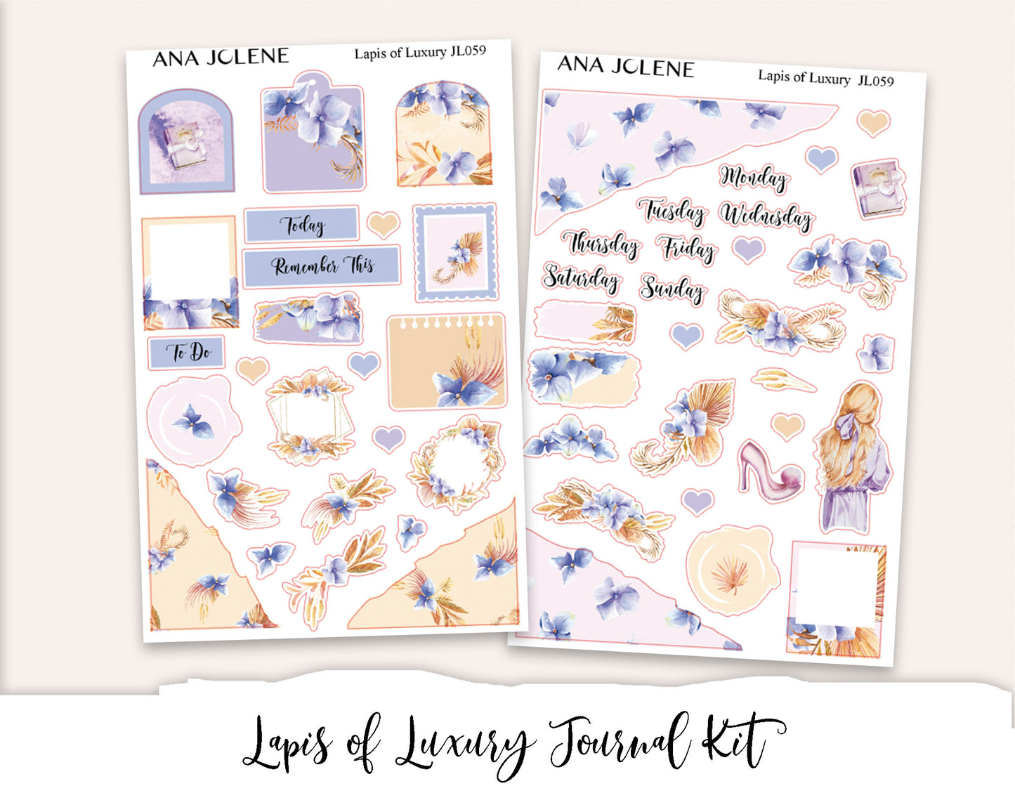 LAPIS OF LUXURY Mini Journal Sticker Kit