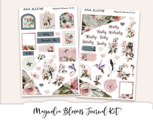 MAGNOLIA BLOOMS Mini Journal Sticker Kit