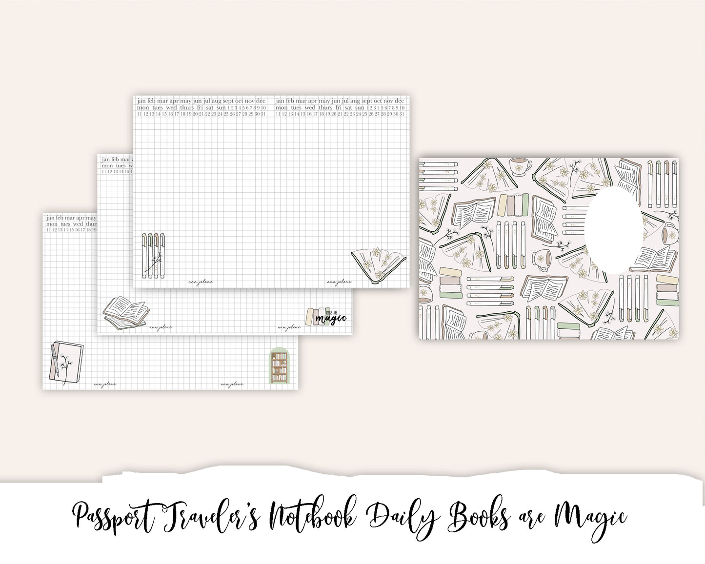Passport Traveler's Notebook Printable - Daily Books are Magic
