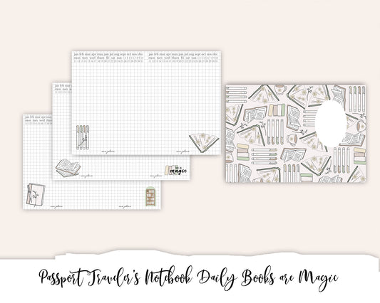 Passport Traveler's Notebook Printable - Daily Books are Magic