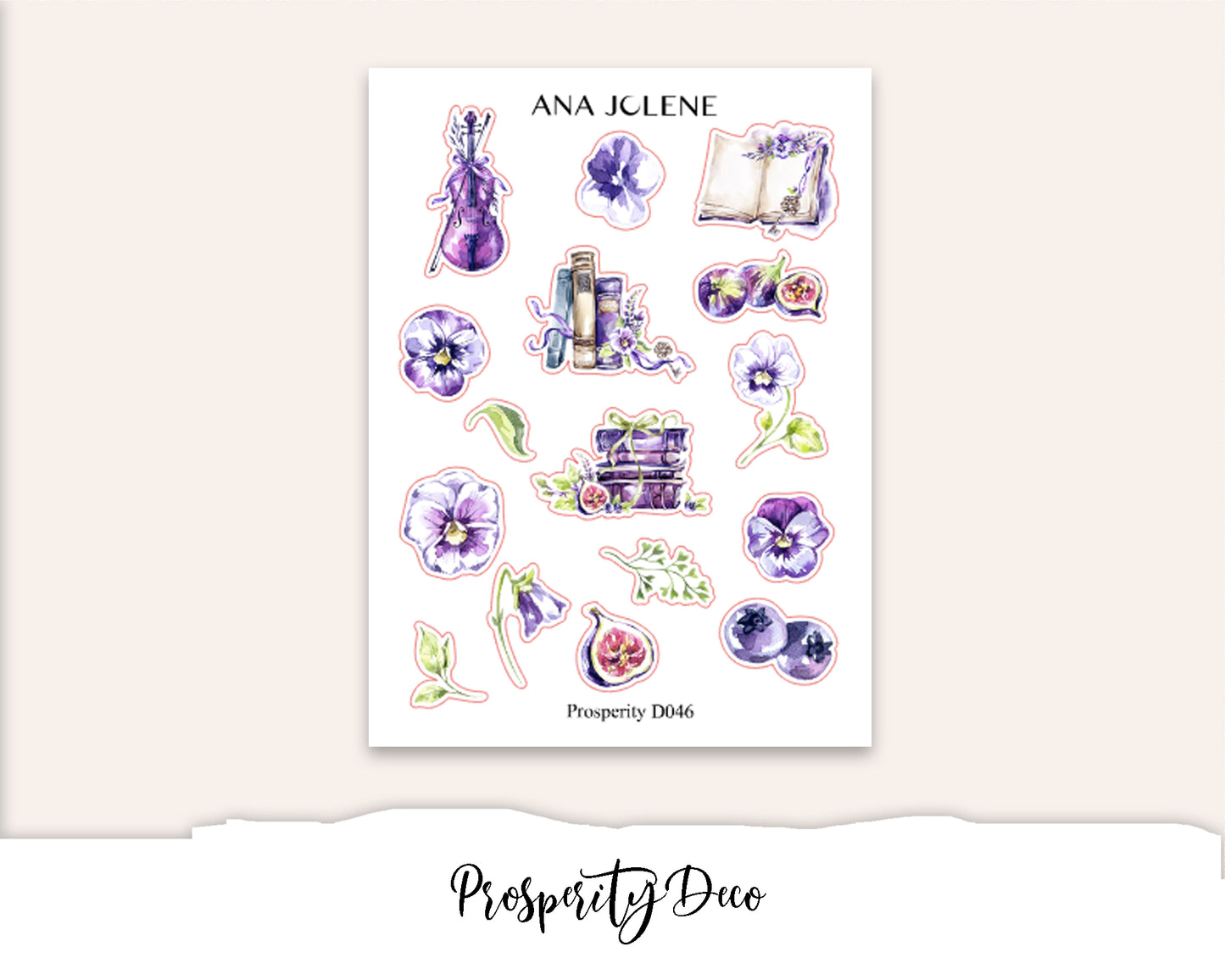 PROSPERITY Planner Sticker Kit (Vertical Weekly)