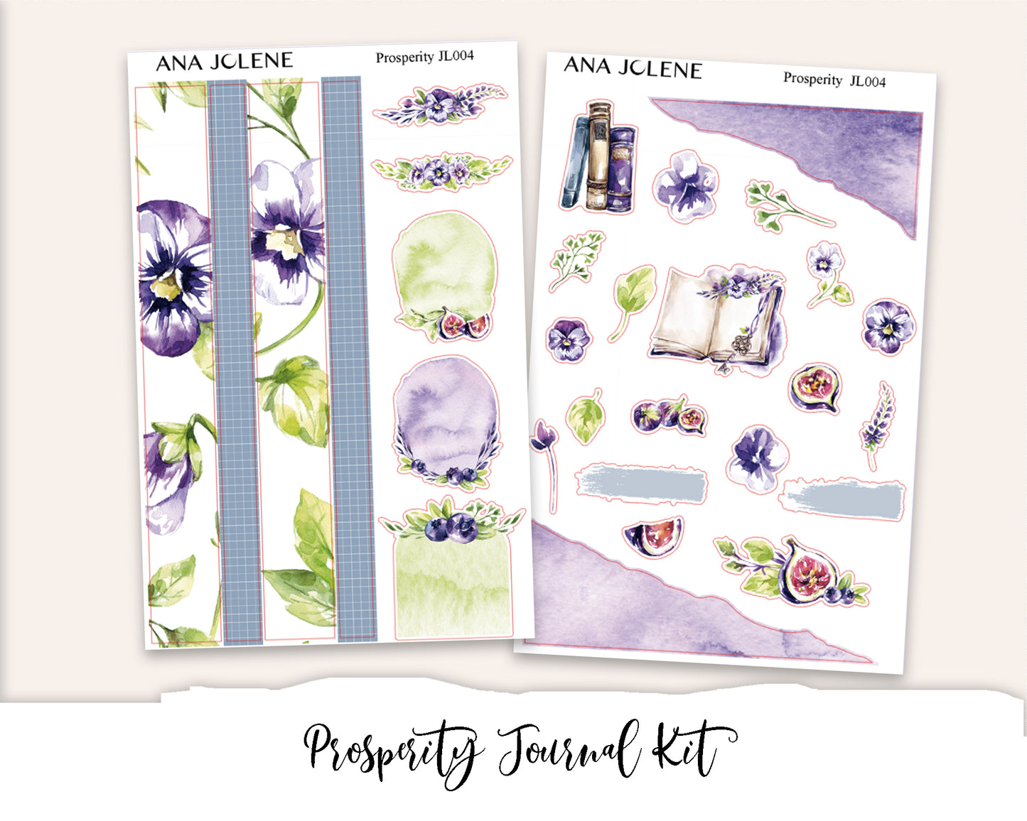 PROSPERITY Bullet Journaling Sticker Kit