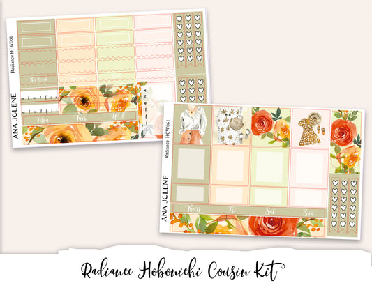 RADIANCE Hobonichi Cousin Weekly Planner Sticker Kit
