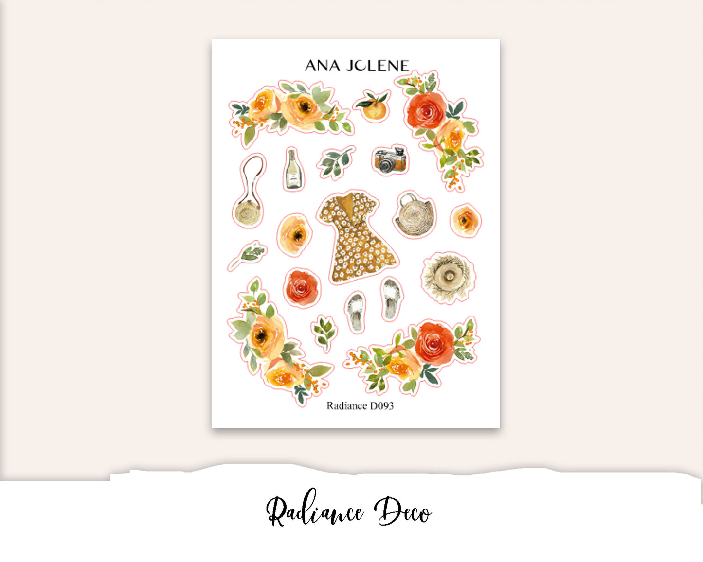 RADIANCE Planner Sticker Kit (Vertical Weekly)