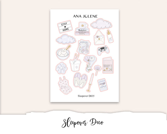 SLEEPOVER Deco Stickers