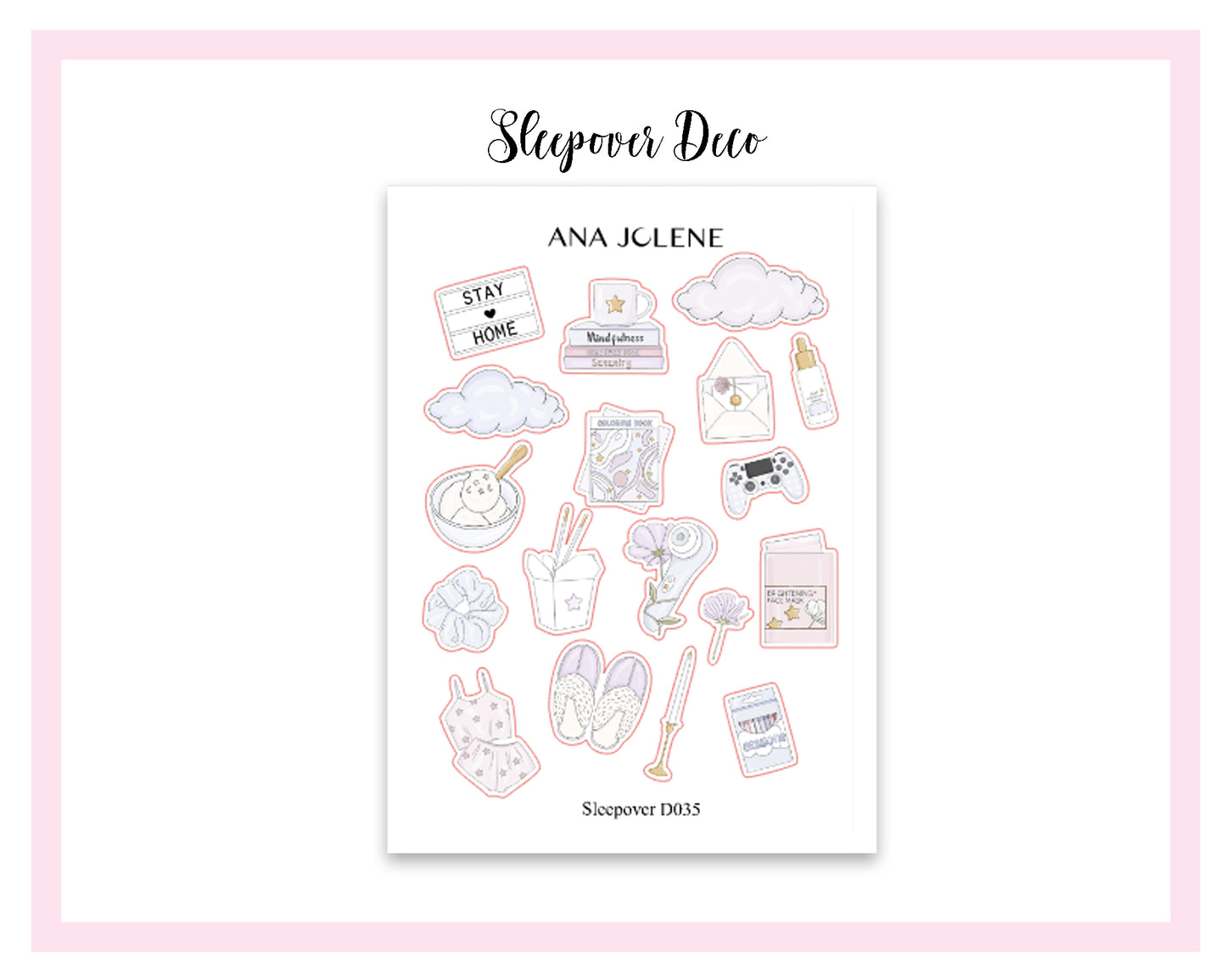 PASTEL DREAMS EC A5 Dashboard Planner Sticker Kit (Erin Condren Life Planner)