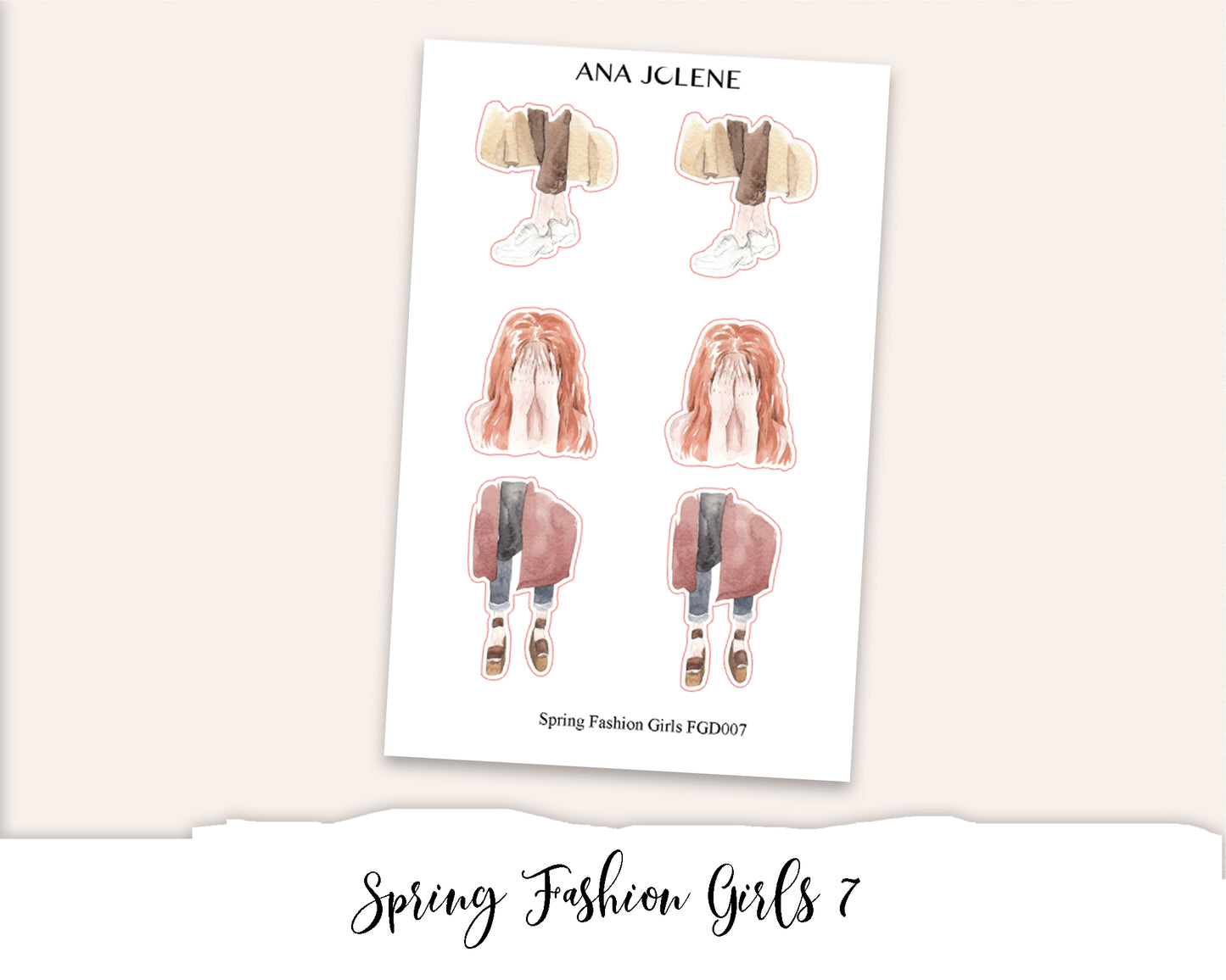 Fashion Girls Deco Stickers