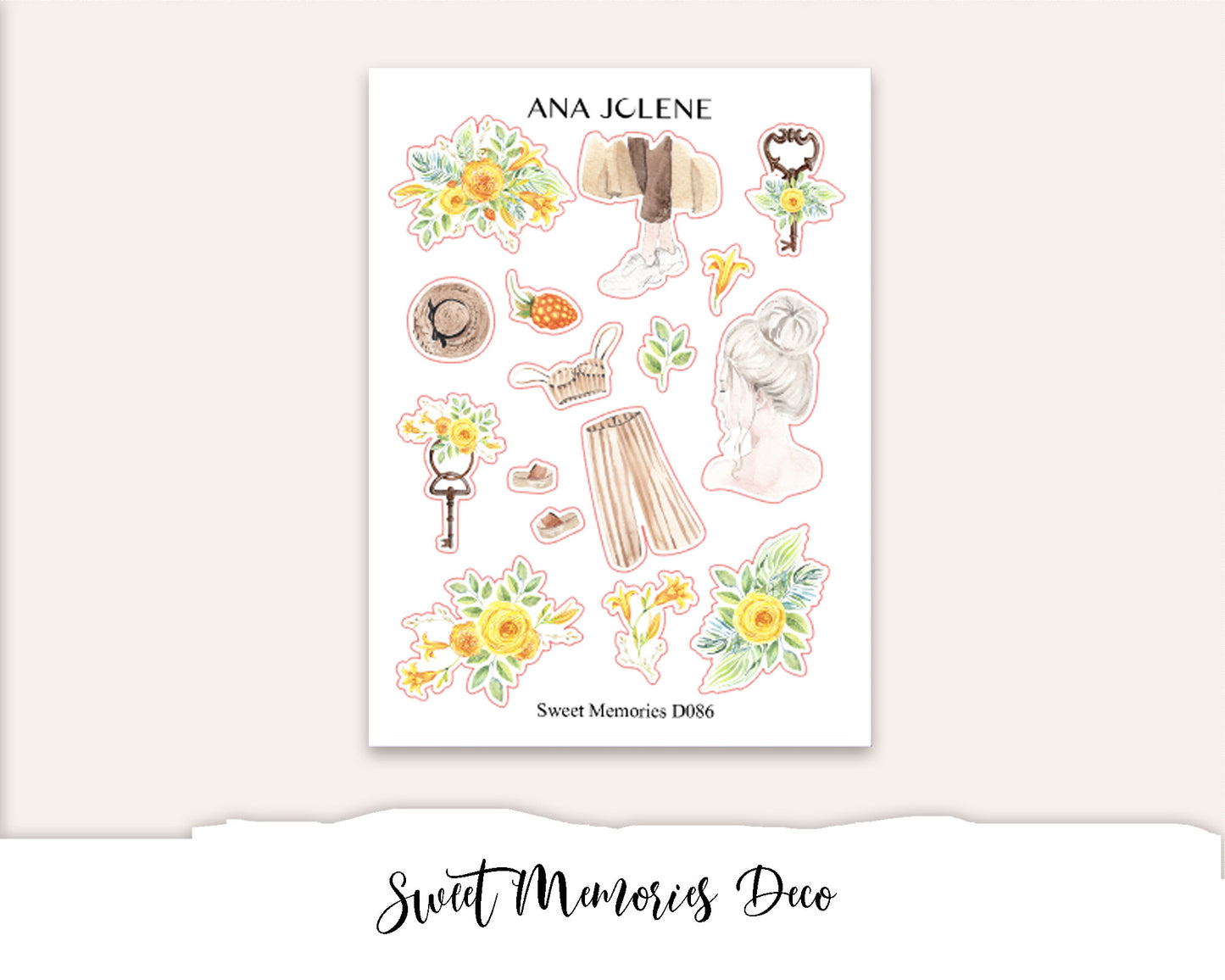 SWEET MEMORIES Mini Journal Sticker Kit
