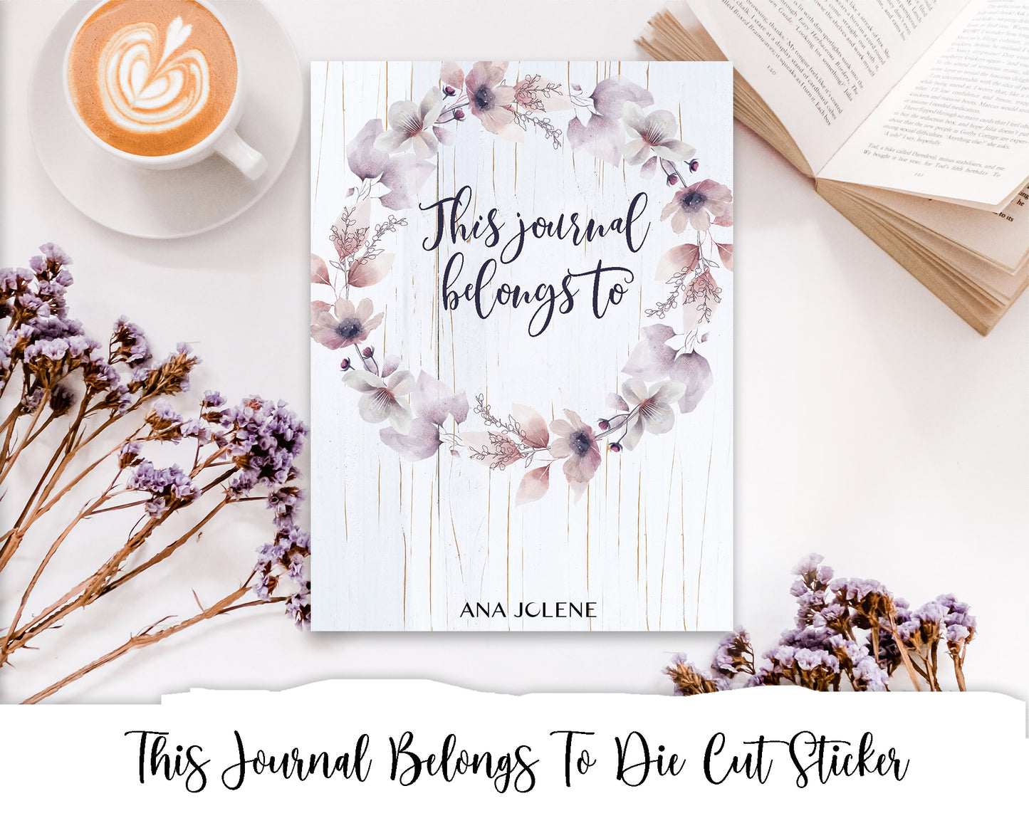 This Journal Belongs To Die Cut Sticker