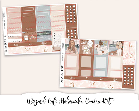 WIZARD CAFE Hobonichi Cousin Weekly Planner Sticker Kit
