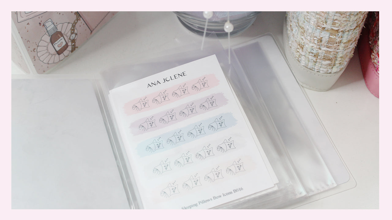 BLUSH OFFICE 4x6 Sticker Album