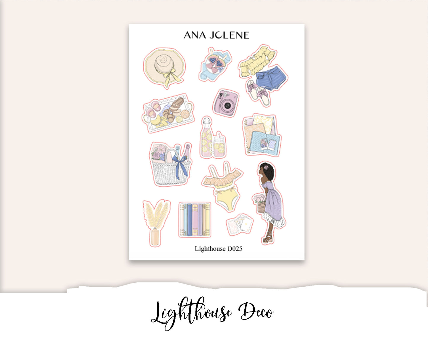 LIGHTHOUSE Planner Sticker Kit (Vertical Weekly)