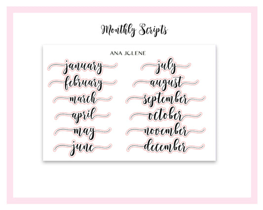 Large Monthly Scripts