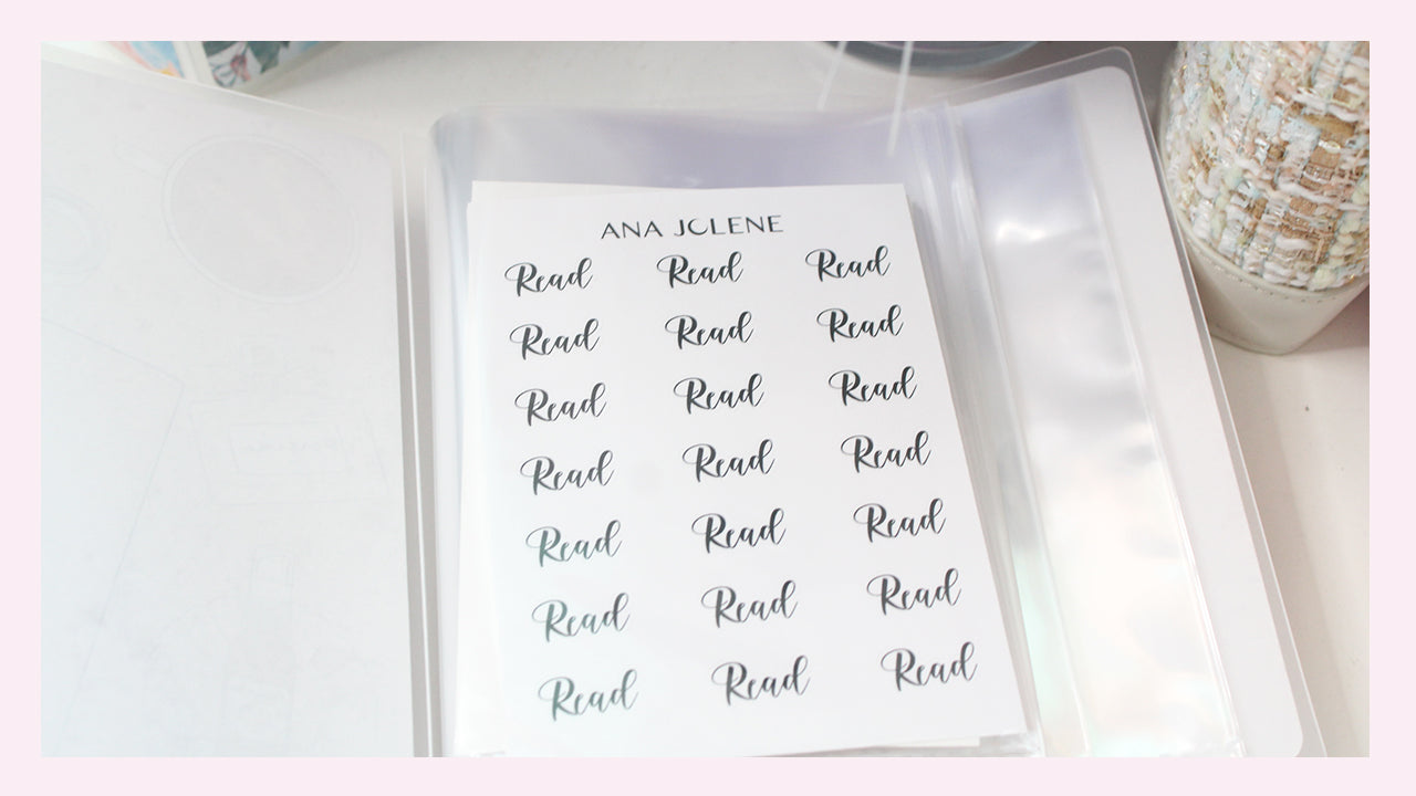 BLUSH OFFICE 4x6 Sticker Album