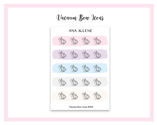 Vacuum Bow Icon Stickers