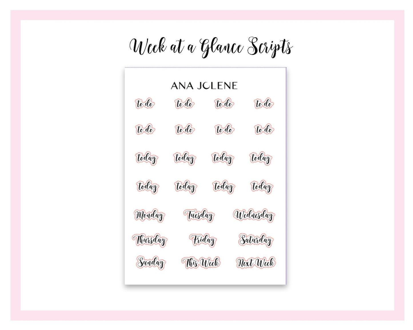 FALL ROMANCE EC A5 Daily Duo Planner Sticker Kit (Erin Condren)