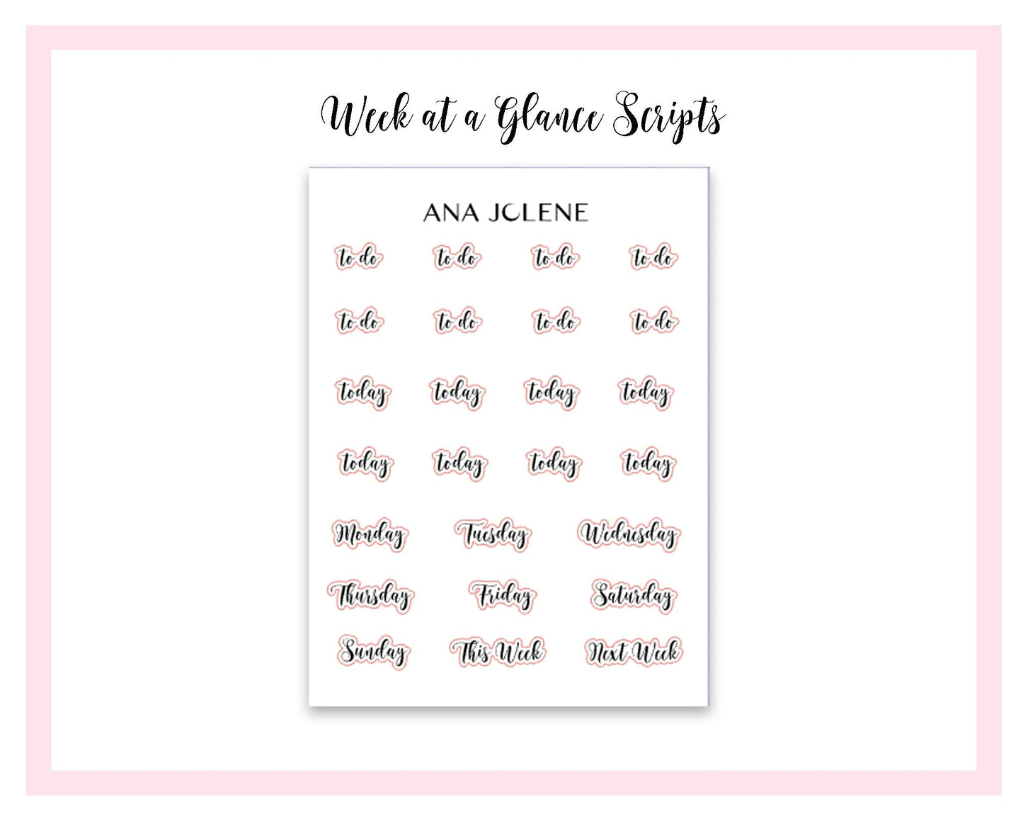 FLORA EC A5 Daily Duo Planner Sticker Kit (Erin Condren)