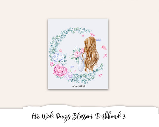 A5 Wide Rings Blossom Dashboard 2 Printable